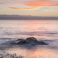 Encircling waves. Porter's Rock, Co. Wicklow.