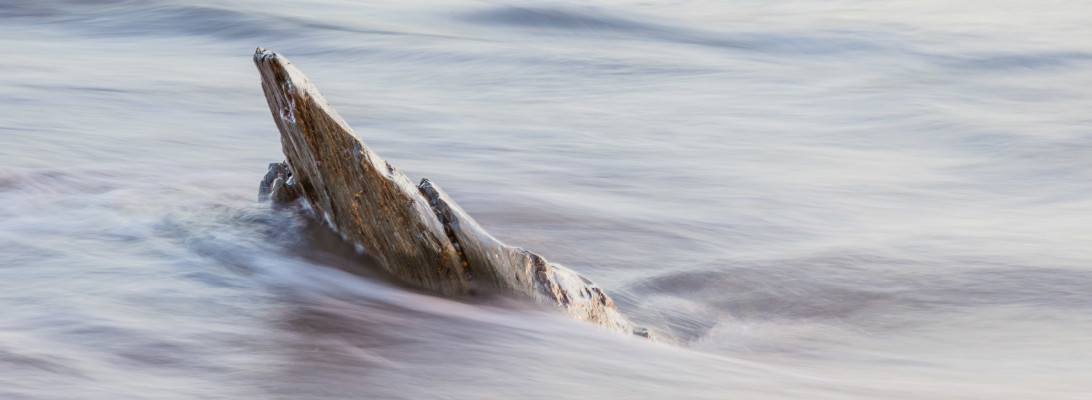 Silver light on sands. Porter's Rock, Co. Wicklow.